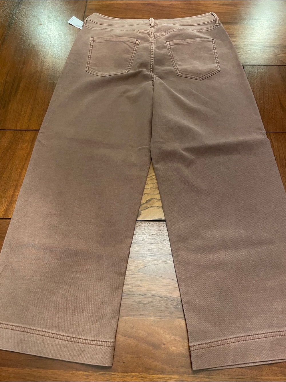 Maurices Women's High-Rise Cropped Wide Leg in Light Brown M91 - Picture 9 of 9